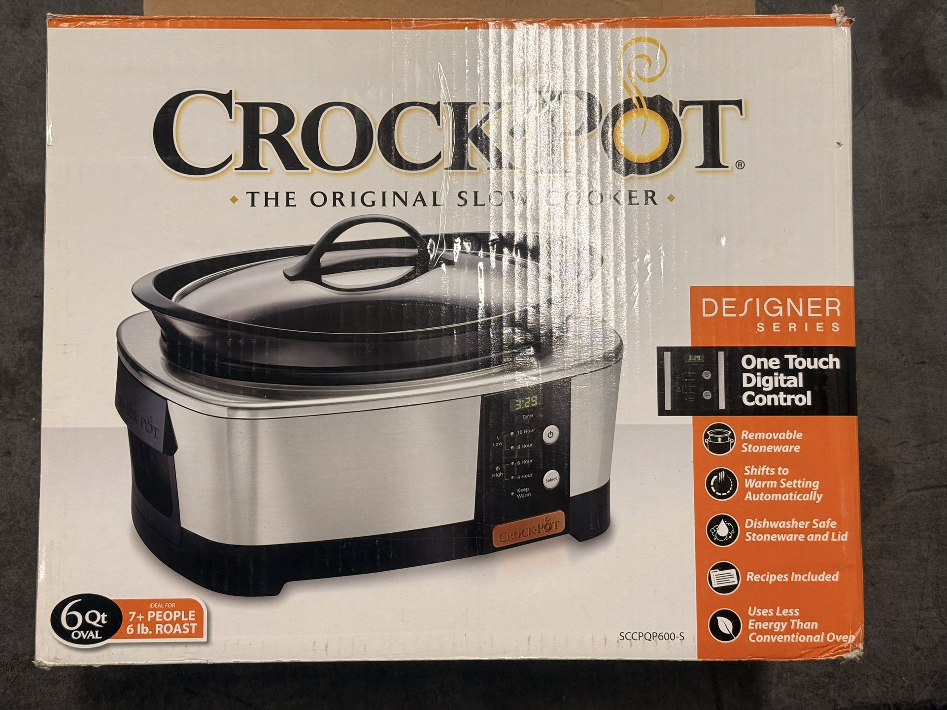 Crockpot 6Qt Oval