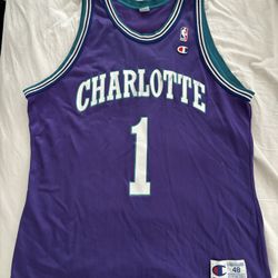 Muggsy Bogues Champion NBA Jersey
