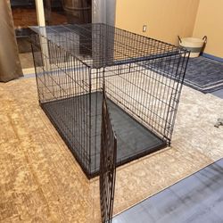 Extra Large 42 Inch Dog Crate. 2 Doors. 