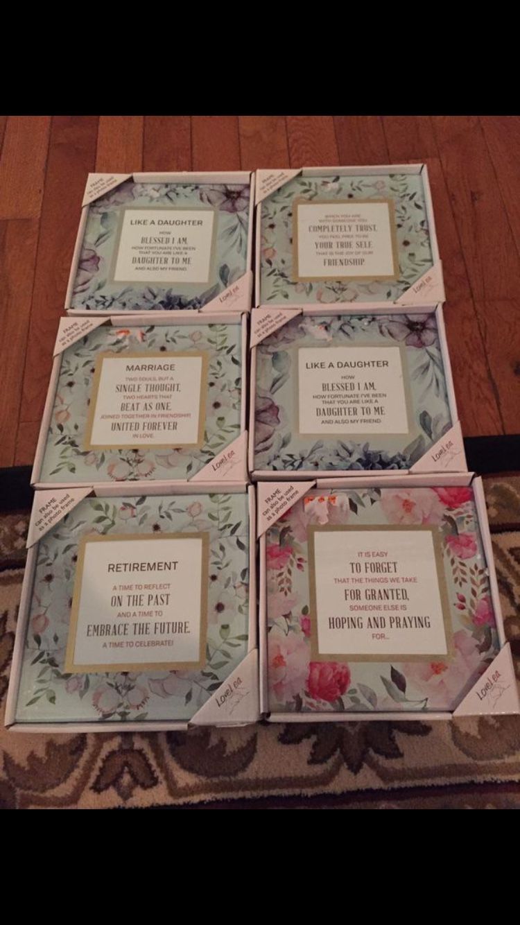 New!!! Glass picture frames