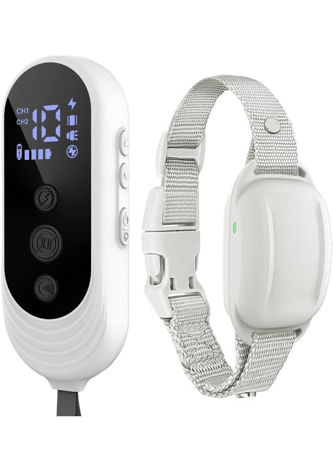 Dog Shock Collar,Dog Anti Bark Collar with Remote,Training E-Collar for Large, Medium, Small Dogs