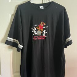 NWOT Men’s Black Scooby Doo Bowling Jersey 2X
