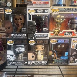 Funko Pops Star Wars 