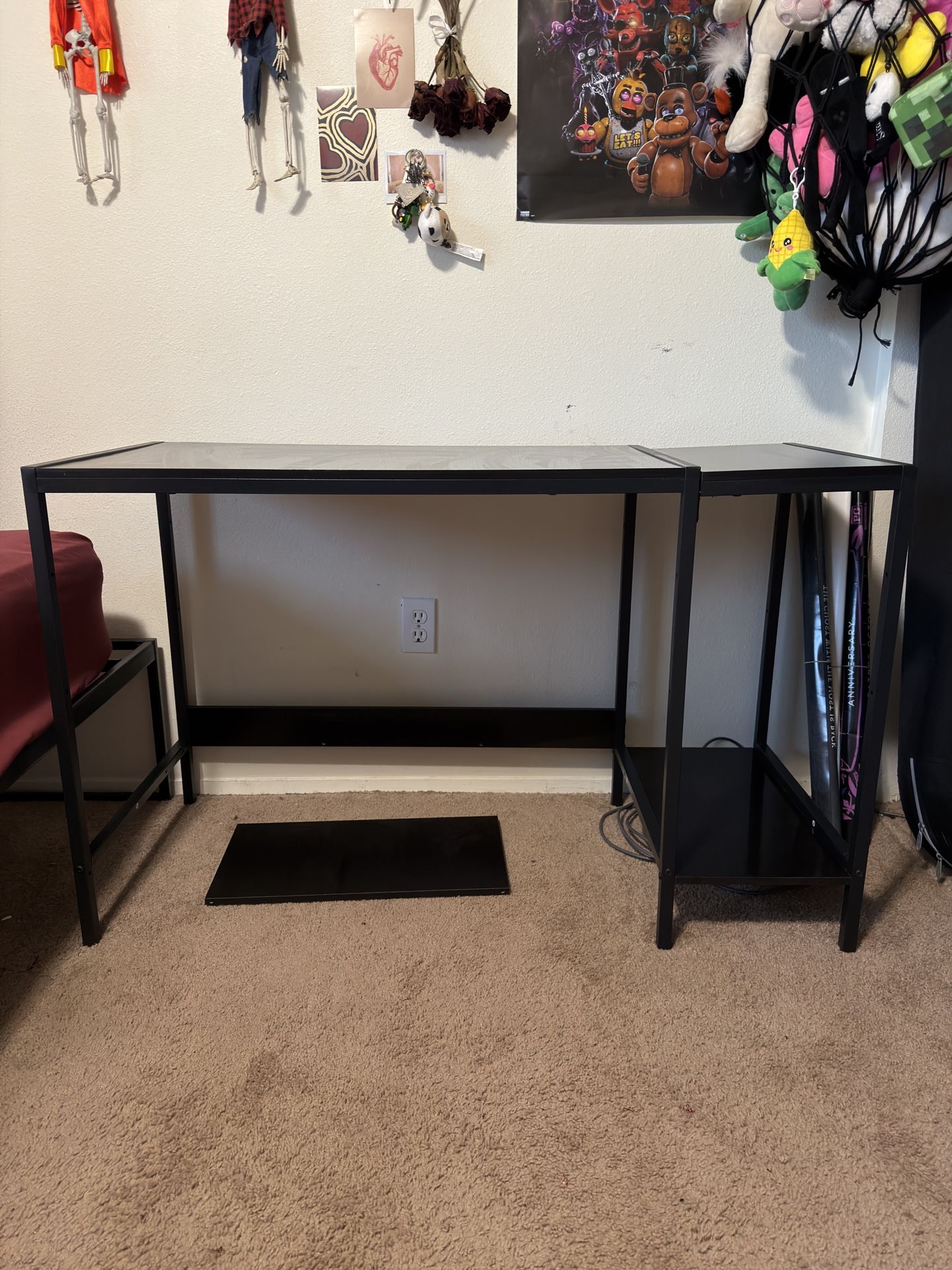47” Black Desk