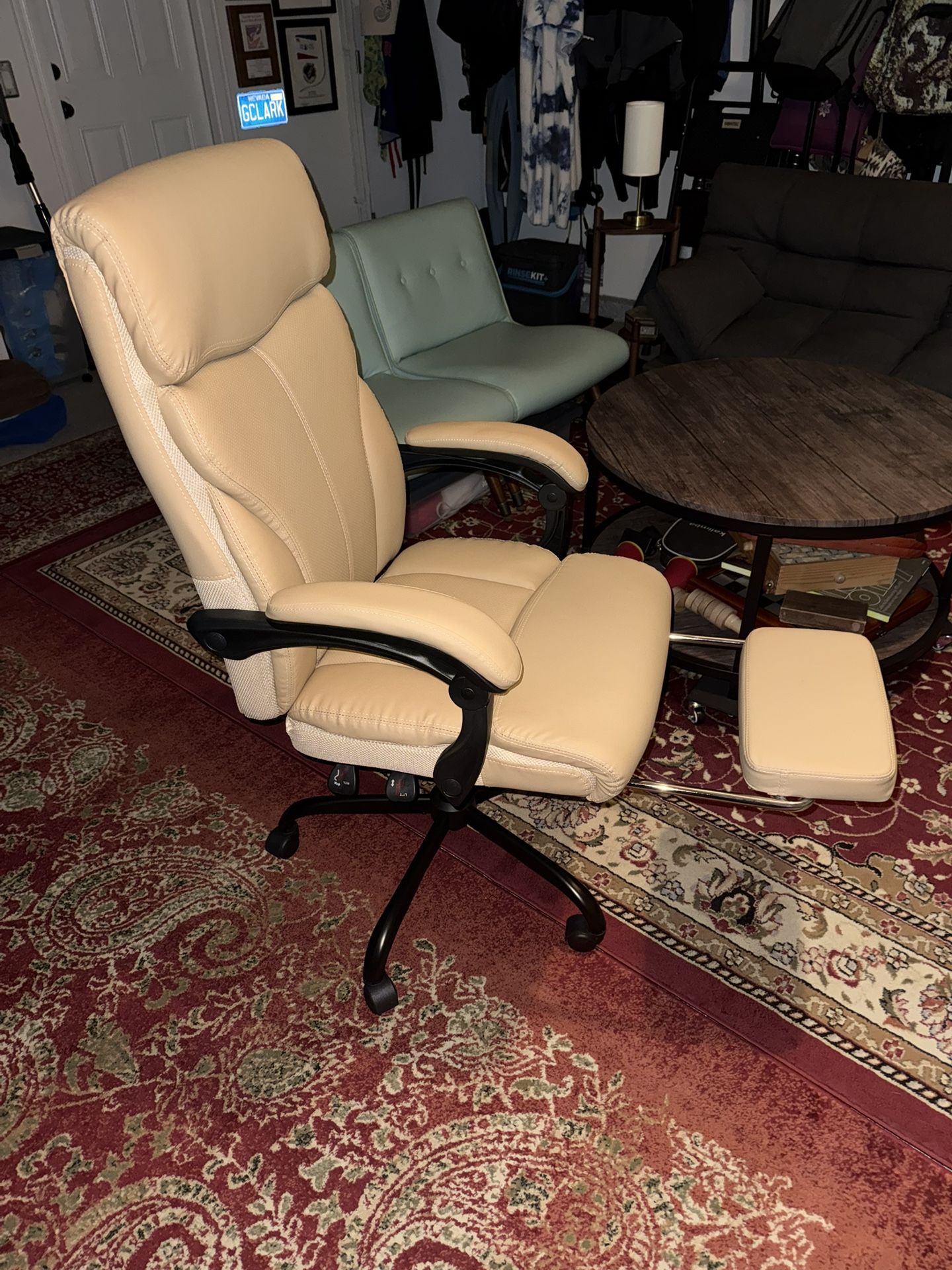 Brand New Executive Office Chair With Foot Rest!