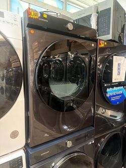 Bespoke Samsung Front Load Washer and Electric 220V  Dryer