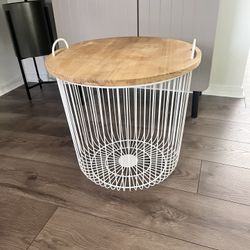 Side Table With Storage 