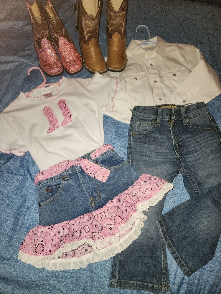 3T Boy/Girl Western Wear