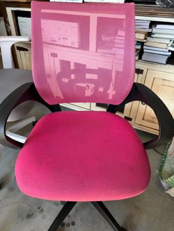 Pink Mesh Office Desk Chair