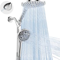 Dual Shower Head With Handheld Combo