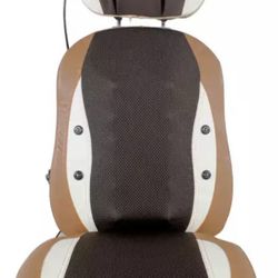 Deluxe Massage Cushion Fashion Health Relax with Heat (Mocha) 
