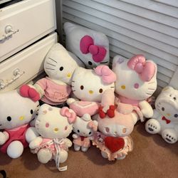 hello Kitty Plushies 