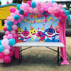 Balloons garland even baby shark for Sale in Rialto, CA - OfferUp