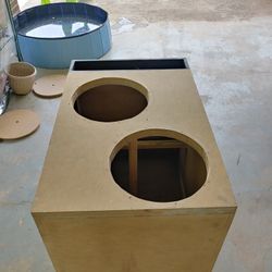 2 15 inch sub box