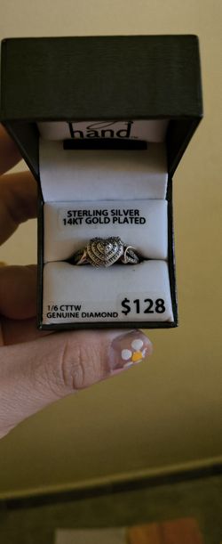 Hold My Hand Heart Ring 7 1/2