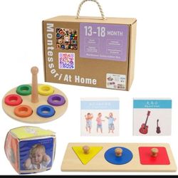 Montessori At Home | Montessori 13 - 18 Months Box: Unlocking New Skills and Building Coordination for Your Active Toddler
