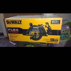 Brand new sealed in box!!

DeWalt 

FLEXVOLT 60V MAX Cordless Brushless 7-1/4 in. Wormdrive Style Circular Saw (Tool Only)

