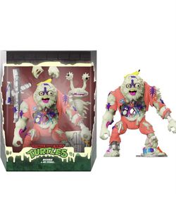 Super7 ULTIMATES! Teenage Mutant Ninja Turtles Muckman and Joe Eyeball (Glow in The Dark) - 7" TMNT Action Figure with Accessories (NEW/SEALED)