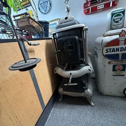 Antique Cast Iron Parlor Stove