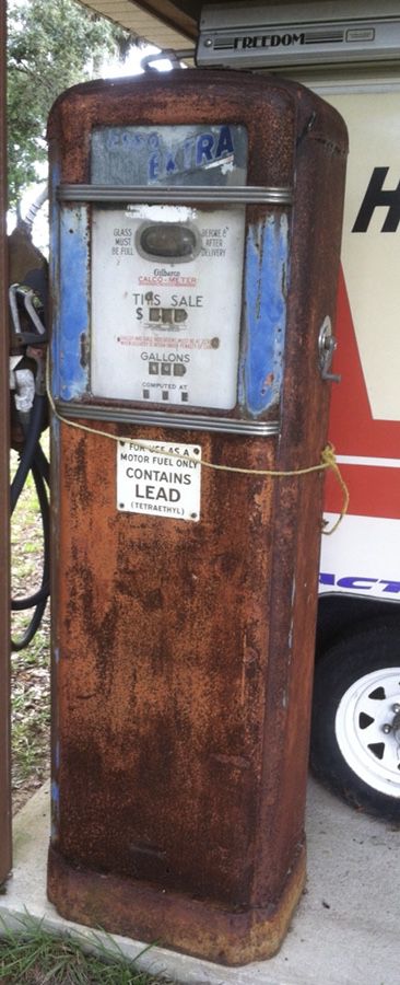 SOLD! Vintage 1938 ESSO Premium Gas Pump