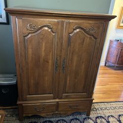 Ethan Allen Armoire Wardrobe Closet Solid Wood  DELIVERY AVAILABLE!
