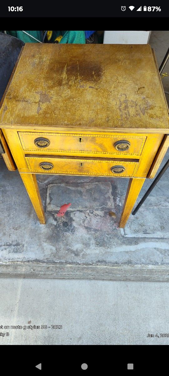 Antique Table Vanity