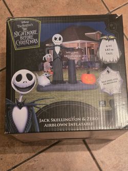 Disney jack and zero inflatable