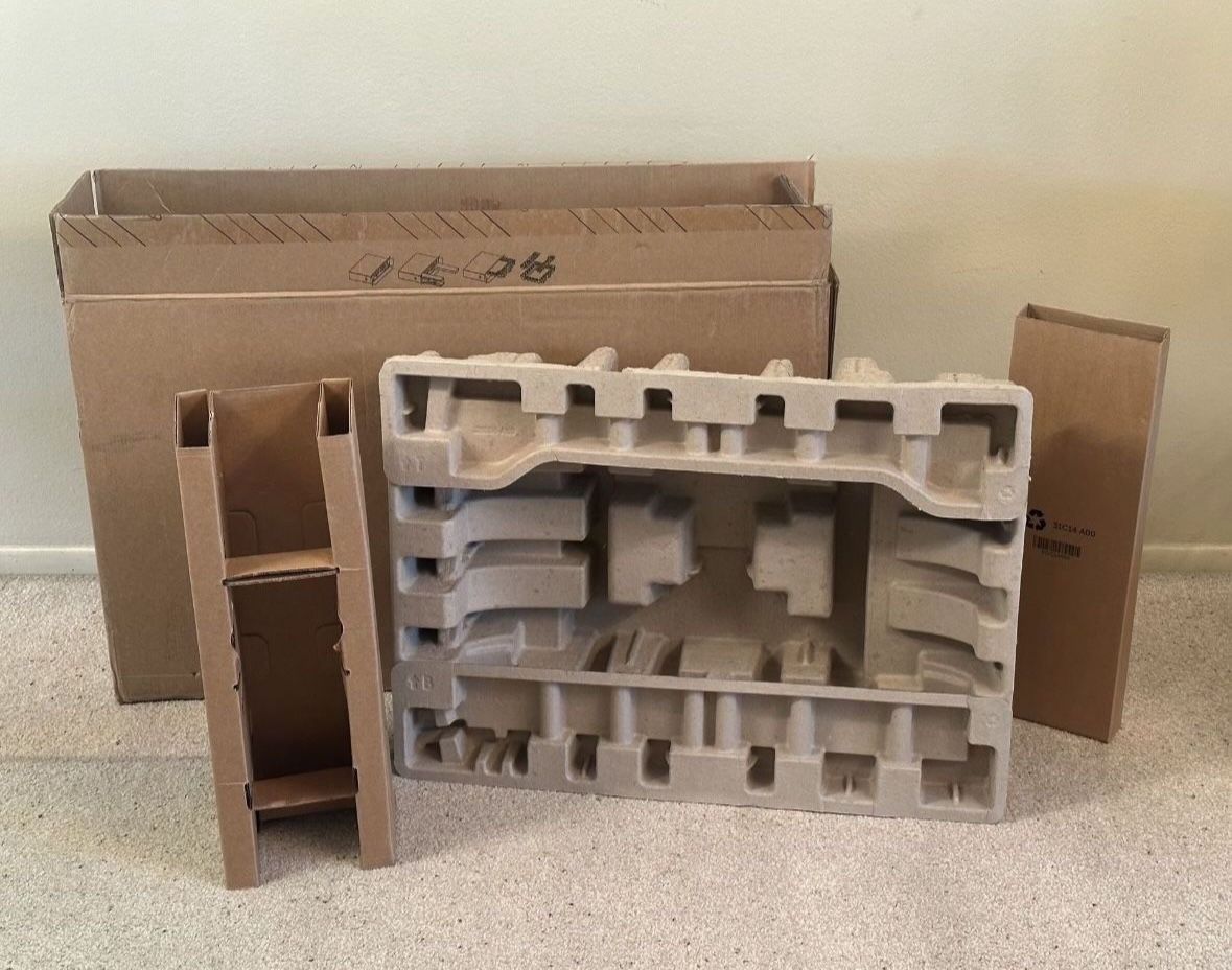 Extra Large Factory Shipping Packing Box Dell Opti Optiplex 7450 23.8” All In One Computer Or Monitor