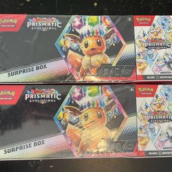Pokemon Prismatic Evolutions Booster Bundle Surprise Box Combo