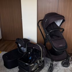 Nuna Demi Stroller and Car Seat, Bassinet 