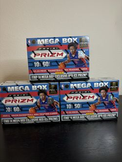 2021-2022 NBA Basketball Prizm Target Exclusive Mega Box New And Sealed!