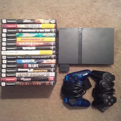 Selling Playstation 2 With 15 Games Good Titles 