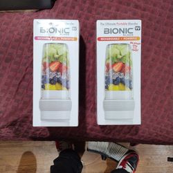 Two Brand New Bionic Blade Rechargeable Blenders For The Price Of One
