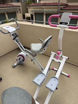 Two exercise equipment set for sale.