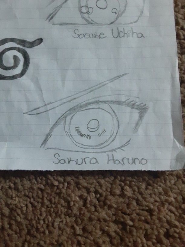 Naruto Eye Drawings