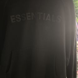 ESSENTIALS hoodie All Black Size M 