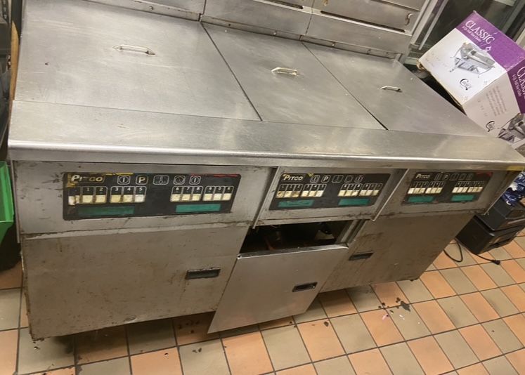3 Bay Pitco Deep Fryers