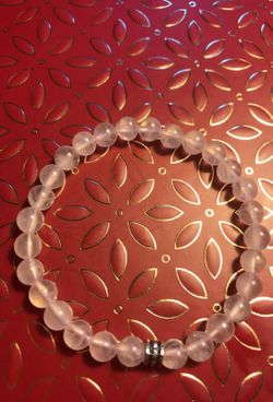 Rose quartz bracelet