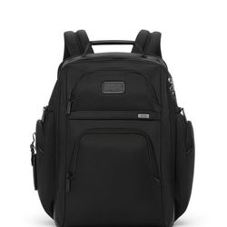 TUMI Alpha 4 Brief Pack Black Nylon Backpack NEW WITH TAGS Multiple Compartments