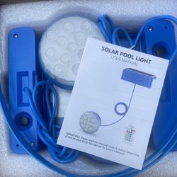 SOLAR POOL LIGHT