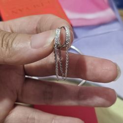 18k Gold Diamonds Drop Earrings