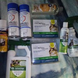 Cat Medication, Shampoo, Flea Meds, Foggers, Powder, Yard Care, Etc