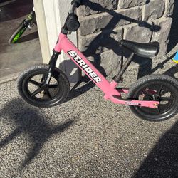 Pink Strider Bike