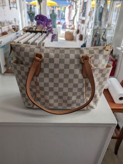 Authentic Louis Vuitton Damier azur tote