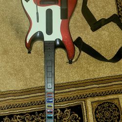 Original Wireless Guitar Hero 5 Guitar (wii) Like New 