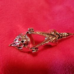 Skull With Flames Ring Armor. 🆕