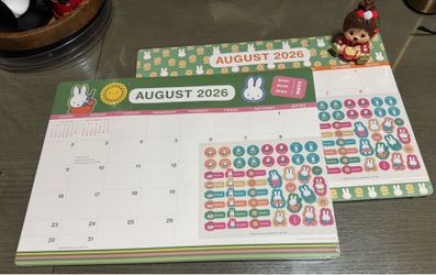 Miffy Desk Calendar 17 months