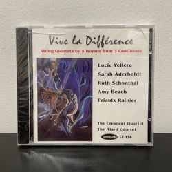 Vive La Difference String Quartets CD Album NEW SEALED 5 Women 3 Continents 1994
