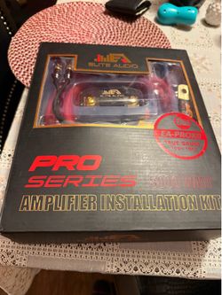 Elite Audio Professional 0 Gauge OFC Installation Amplifier Wiring Kit – 5000. New