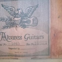 Alvarez Guitar